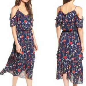 Parker Floral Cold Shoulder Dress